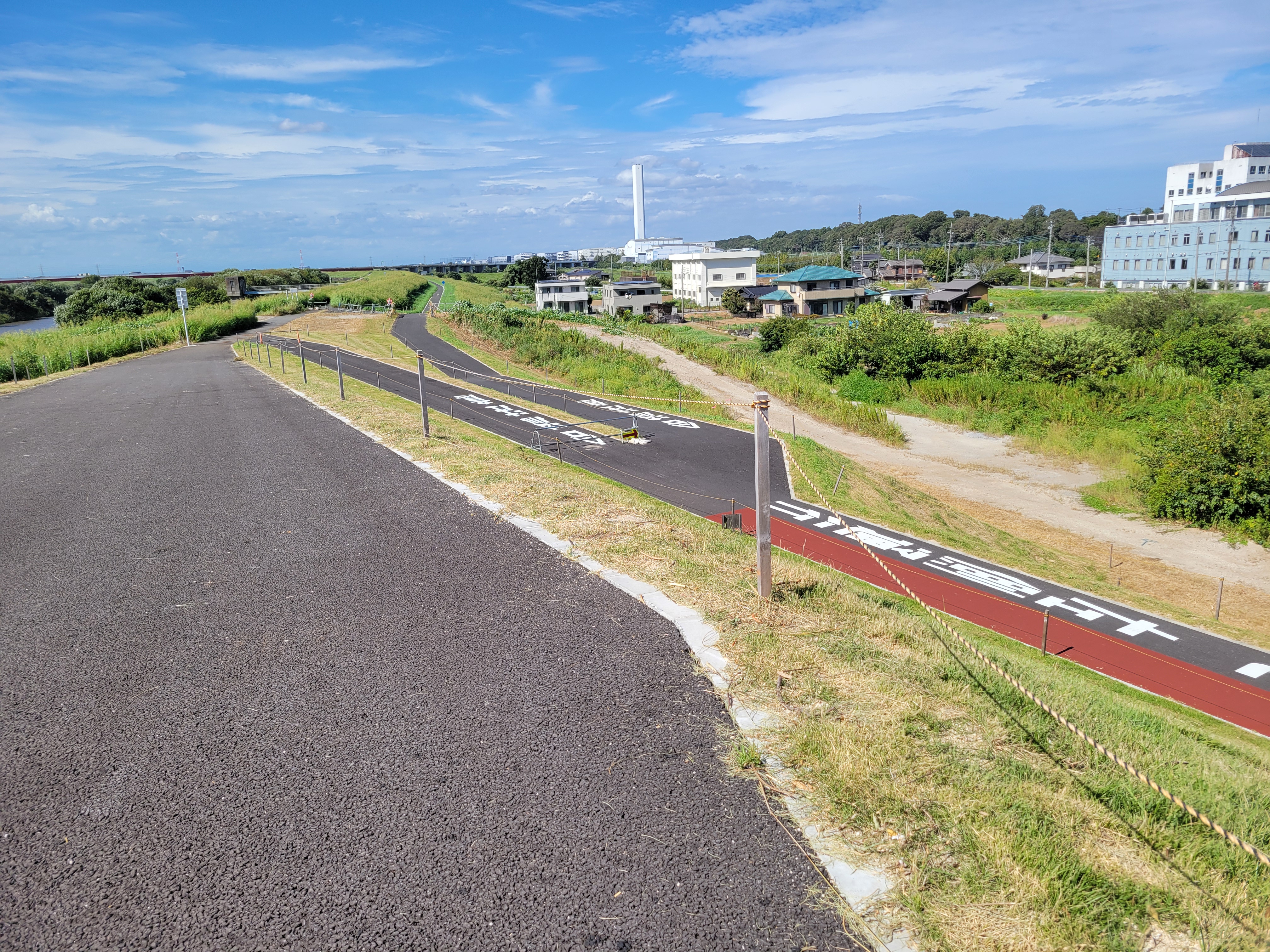 下花輪堤防復旧工